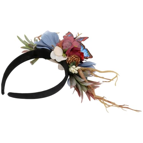 SOESFOUFU Blumenkopfschmuck 1Stk Weihnachtsgeweih Stirnband Weihnachts-Cosplay-Stirnband Haarspangen für Kinder Haarschmuck Party-Stirnband Modisches Kopfaccessoire Prinzessin Kopfbedeckung von SOESFOUFU