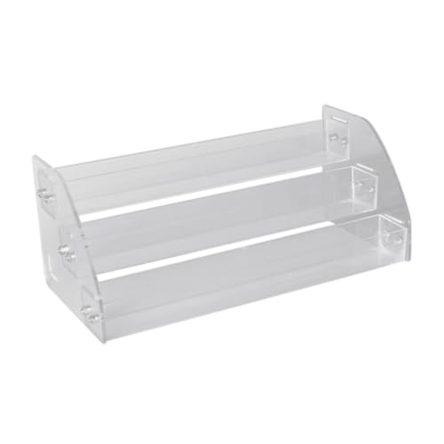 SOESFOUFU 1stück Lagiger Kosmetik Organizer Aus Klarem Aufbewahrungsregal Für Lippenstifte Nagellacke Makeup-zubehör Und Mehr Für Frisiertisch Und Bad von SOESFOUFU