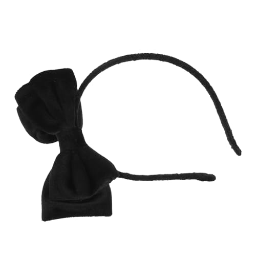 SOESFOUFU 1stk Stirnband Weihnachtsdeko Weihnachten Deko Frauen Haarband Bowknot-stoff-haarreifen Festival-haarband Haarband Für Die Dekoration Kopfschmuck Cosplay Schal Fräulein Samt Stoff von SOESFOUFU