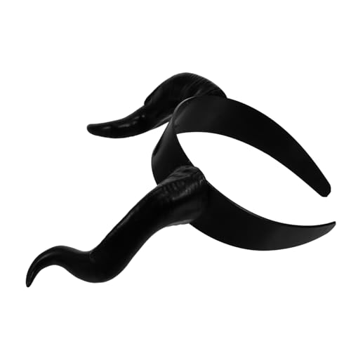 SOESFOUFU 2 Stück Kostüm Kopfschmuck Kunststoff Material Horn Stirnband Karneval Festival Einfach Zu Tragen Spaß Party Zubehör von SOESFOUFU