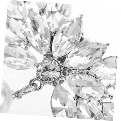 SOESFOUFU 2 Stück Abnehmbare Schuhclips mit Perlen Elegante Strass schuhschnallen für Damen Vielseitige High Heels Dekoration für Hochzeit Party und Besondere Anlässe von SOESFOUFU