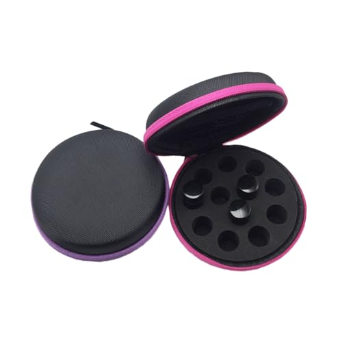 SOESFOUFU 2 Stück Fächer Ätherische Öl Aufbewahrungstasche Tragbare Stoßfeste Organizer Tasche mit Reißverschluss für Reise und Zuhause Schutz vor Staub und Kratzern Zufällige Farbe von SOESFOUFU