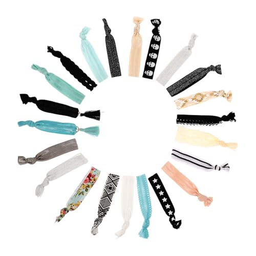SOESFOUFU 2stücke Haargummis Mit Spitze Elastische Haarbänder Für Damen Für Pferdeschwanz Und Tägliche Frisuren Dekorative Accessoires Für von SOESFOUFU
