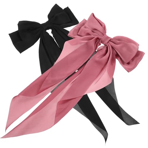 SOESFOUFU 2stücke Großes Haarschleifen Teilig Bunte Haarspangen Für Damen Stilvolle Haarklammern Für Verschiedene Frisuren Und Anlässe Vielseitige Haaraccessoires von SOESFOUFU