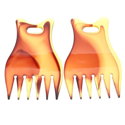 SOESFOUFU 2 Stück Teiliges Herren Öl haarstyling kamm Breitzinkig Sanft zur Kopfhaut Langlebig und Bruchsicher Fördert Blutzirkulation für Tägliche Pflege und Schonendes Styling von SOESFOUFU