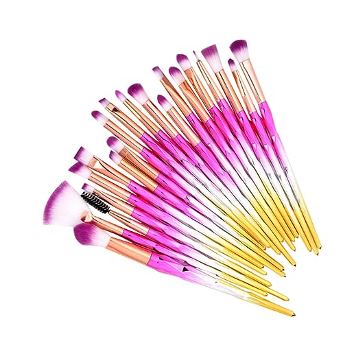 SOESFOUFU 20-teiliges Set Kosmetikpinsel Kristall-make-up-pinsel Augen-make-up-pinsel Premium-material Kosmetisches Werkzeug Make-up-set Lidschatten Pinsel Bilden Mischen Make-up-tools von SOESFOUFU