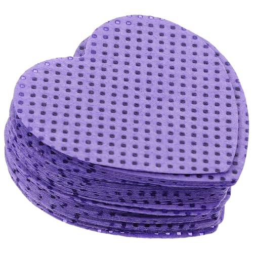 SOESFOUFU 200 Blatt Herzförmige Nagellackentferner Tücher Weiche und Saugfähige Nagelwipes für Gel und Acrylnägel für Unterwegs und Einfach Anwendung von SOESFOUFU