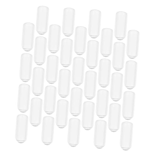 SOESFOUFU 200 Stück Transparente Gummikappen für Haarreifen Innendurchmesser DIY Kopfband Endkappen Flexible Sichere Kunststoffabdeckungen für Individuelle Haarreifgestaltung von SOESFOUFU