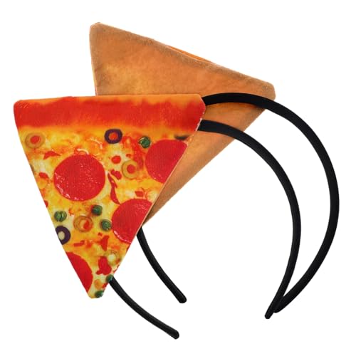 SOESFOUFU Pizza Stirnband Bühnenauftritt Cosplay Kopfschmuck Kopfbedeckung von SOESFOUFU