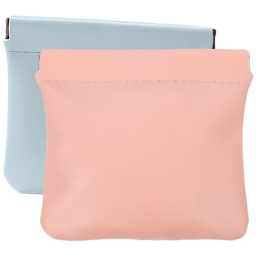 SOESFOUFU Makeup Tasche 2St tragbare Kosmetiktasche Kosmetiktaschen automatische Geldbörse Make-up-Taschen Portemonnaie kleine Kosmetiktasche für geldbörse Mini kleine Geldbörse von SOESFOUFU