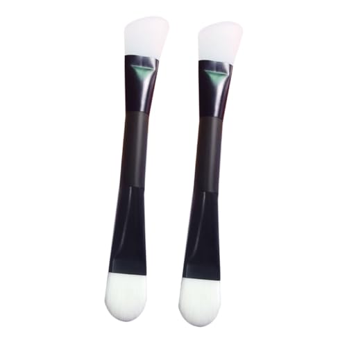 SOESFOUFU 2stücke Doppelköpfige Gesichtsmaske Pinsel Aus Wiederverwendbare Anwendung Für Schlamm Und Crememaske Einfache Reinigung Präzise Anwendung Für Frauen Und Beauty-liebhaber von SOESFOUFU