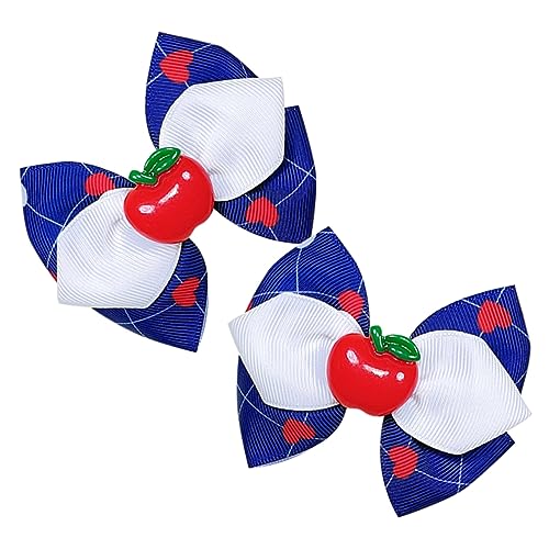 SOESFOUFU 2stücke Haarschleifen Für Mädchen Haarspangen Mit Schleife Clips Für Ponyseite Kinderaccessoires Haarschmuck Für Kleinkinder Haarzubehör Für Partys Und Festgeschenke von SOESFOUFU
