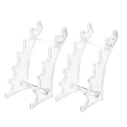 SOESFOUFU 2stücke Bleistift-halter Aus Acryl Für Einzelhandelsgeschäfte Stiftehalter Für Büro Eyeliner-halter Für Make-up-shops Lippenstift-organizer Einfacher Schreibstifthalter von SOESFOUFU