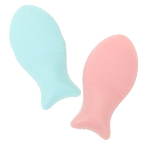 SOESFOUFU 2stücke Silikon Make-up Puff Waschbare Und Wiederverwendbare Kosmetikschwämme Für Sanfte Foundation-anwendung Für Zuhause Und Unterwegs Praktisches Make-up Werkzeug Für Frauen von SOESFOUFU