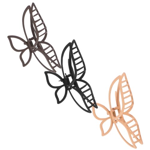 SOESFOUFU 3stücke Teiliges Rutschfester Haarklammern Für Damen Matte Haarspangen Für Dickes Haar Und Praktische Frisierwerkzeuge Für Jeden Anlass von SOESFOUFU