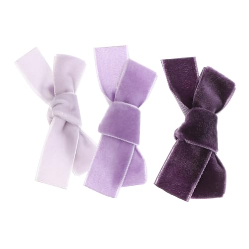 SOESFOUFU 3stücke Kleine Haarspangen Mit Schleife Niedliche Haarklammern Für Mädchen Rutschfeste Haarclips Farbverlauf Für Feste Und Alltag Haarschmuck von SOESFOUFU