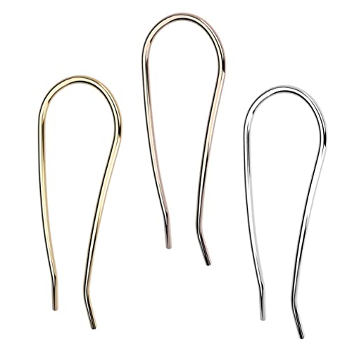 SOESFOUFU 3 Stück Teiliges U Förmige Haarnadeln für Damen Haarschmuck Gold Roségold und Silber Stilvolle Haaraccessoires für Hochzeiten und Besondere Anlässe Einfach und Elegant von SOESFOUFU