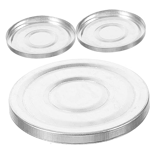 SOESFOUFU 3stücke Aluminium-pans Für Lidschatten Und Langlebige Und Praktische Blush-palette Für Individuelle Kosmetikgestaltung Für Reisen Und Aufbewahrung von SOESFOUFU