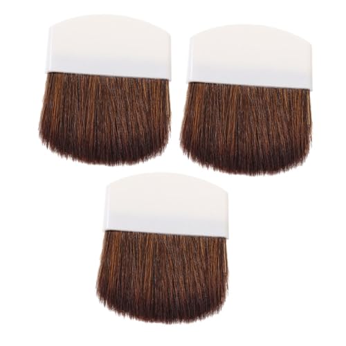 SOESFOUFU 3stücke Mini Kosmetikpinsel Für Make-up Puder Kleine Gesichtspinsel Flüssiger Puderpinsel Reise Make-up Pinsel Für Damen Tragbare Kosmetikpinsel Für von SOESFOUFU
