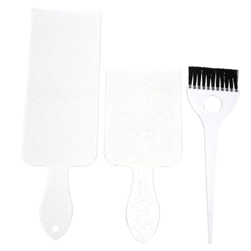 SOESFOUFU 3st Backölproben Haarfärbemittel Für Männer Hervorhebender Kamm Highlight-haarset Männer Anzug Männer Haarfärbemittel Haarfarbentafel Applikatorpinsel Bauch Dauerwelle Weiß Färben von SOESFOUFU