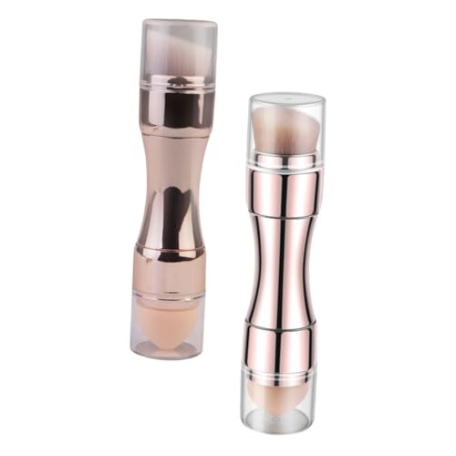 SOESFOUFU 2stücke Teiliges Makeup Pinsel Multifunktionale Kosmetikpinsel Für Augen Und Foundation Weiche Fasern Für Perfekten Teint Für Heimgebrauch Und Profis Roségold von SOESFOUFU