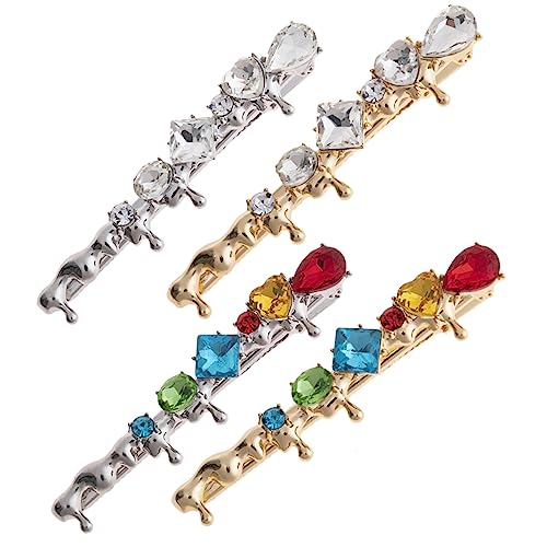 SOESFOUFU 4stücke Strass Haarspangen Für Mädchen Dekorative Bobby Pins Mit Funkelnden Kristallen Für Hochzeiten Partys Und Besondere Anlässe von SOESFOUFU