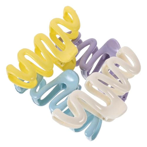 SOESFOUFU 4stücke Große Haarspangen Für Dickes Haar Langlebige Haarklammern Mit Starkem Praktische Haaraccessoires Für Damen von SOESFOUFU