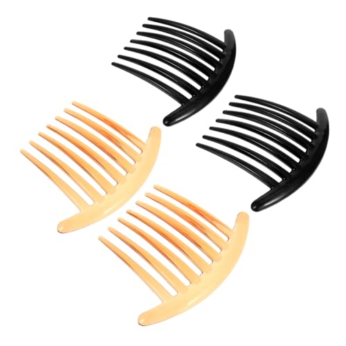 SOESFOUFU 4stücke Haarkamm Mit Halbmond-design Und Langen Zähnen Für Damen Einsteckkamm-funktion Für Frisurenkämme Ausgewähltes Material Für Haltbarkeit Und Komfort Geeignet Für von SOESFOUFU