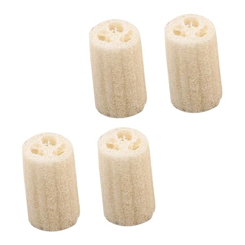SOESFOUFU Badetuch Badezimmer Shampoo Scrubber 4-teiliges Luffa-schwamm-set Zum Peeling Der Körperreinigung von SOESFOUFU