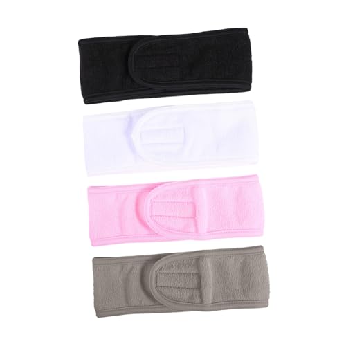 SOESFOUFU 4stücke Haarschmuck Für Damen Verstellbare Rutschfeste Kopfband Für Make-up Gesichtsreinigung Und Sport Haarband Für Yoga Dusche Und Hautpflege von SOESFOUFU