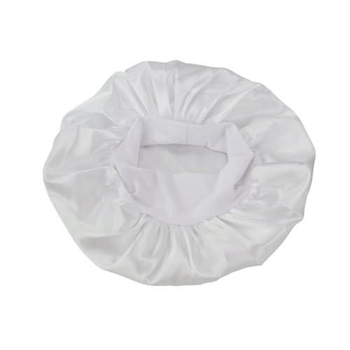SOESFOUFU 4stücke Teiliges Satin Schlafhauben Für Damen Elastische Schlafkappen Schwarz Weiß Und Rosa Für Perm-frisuren Make-up Und Gesichtswäsche von SOESFOUFU