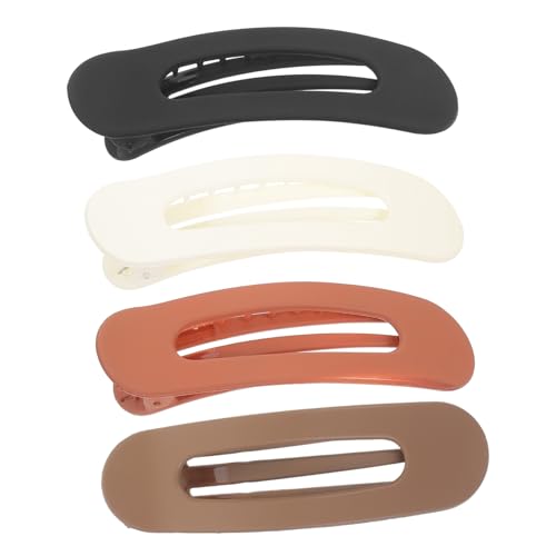 SOESFOUFU 4stücke Flache Klaue Clips Für Damen Haarschmuck Robustes Material Haar Styling Zubehör Einfach Zu Tragen Verwenden Für Verschiedene Frisuren von SOESFOUFU