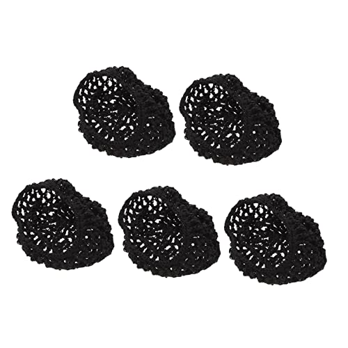 SOESFOUFU 5 Stück Teiliges Haarnetz Atmungsaktive Netz Haarhaube aus Elastischem Strick Bequeme Schlafhaube für Damen und Herren Flexibles Haarnetz zum Haarschutz Nachts und Vielseitigem von SOESFOUFU