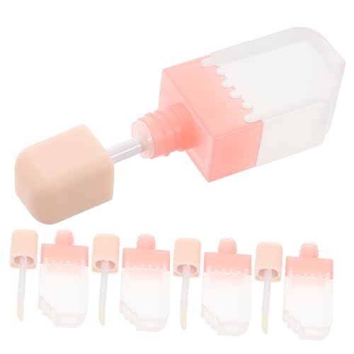 SOESFOUFU 5stücke Leere Lipgloss Tuben Tragbare Und Nachfüllbare Lippenölflaschen Im Eiscreme-design Kapazität Für Reisen Lip Balm Für Diy Kosmetik von SOESFOUFU