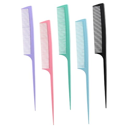 SOESFOUFU 5stücke Haarschnitte Kämme Für Männer Und Frauen Professioneller Friseur-kamm Robust Und Leicht Für Salon Und Zuhause Geeignet Für Feines Und Dickes Haar von SOESFOUFU