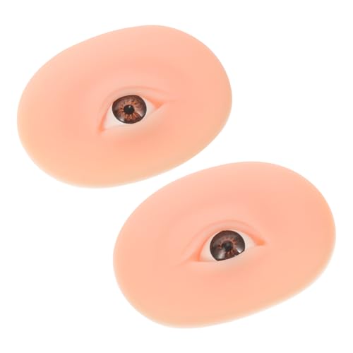 SOESFOUFU 5d Silikon Augen Make up Übungsbrett Wiederverwendbare Lidschatten Trainingshaut Künstliche Übungshaut Für Augenbrauen Und Augen Make up Für Anfänger Und Profis Komfortabel von SOESFOUFU