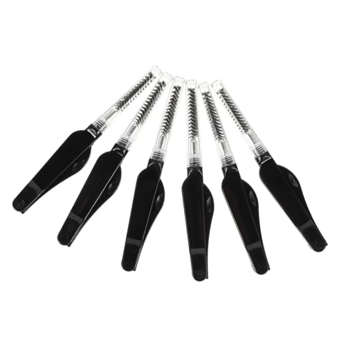 SOESFOUFU 6 Stück Teiliges Faltbares Augenbrauen und Wimpernkamm Multifunktionale Kosmetikpinsel in Schwarz Präzises Styling für Damen und Herren für Zuhause und Profi Anwendung von SOESFOUFU