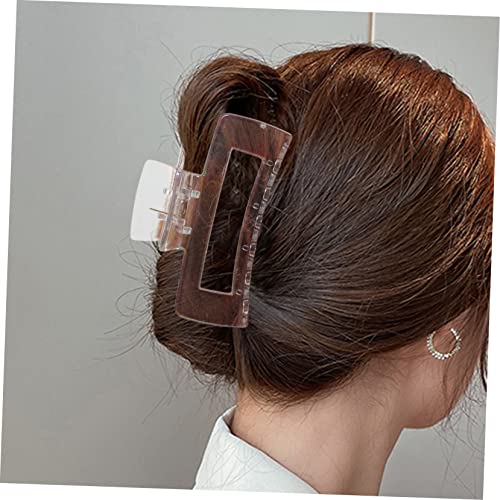 SOESFOUFU 6 Stück Transparente Haarklammern Teiliges Große Haarklammern für Frauen Vielseitig für Dickes Dünnes Haar Alltag und Styling von SOESFOUFU
