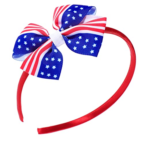 SOESFOUFU 6st Bowknot-haarspange Damen Stirnbänder Us Flagge Haarspangen Für Kinder Haarnadeln Für Kinder Amerika-flagge Haarschmuck Für Kinder Fräulein Mädchen Tag Der Unabhängigkeit von SOESFOUFU