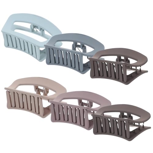 SOESFOUFU 6stücke Haarklammer Damen Modische Haarklammer Haarspange Aus Kunststoff Praktisch Und Elegant Zur Haarfixierung Tolles Für Familie Und Freundinnen von SOESFOUFU