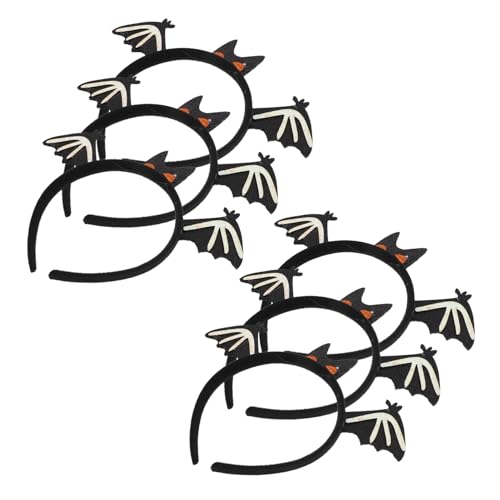 SOESFOUFU 6stücke Fledermaus-stirnband Für Halloween-partys Fledermausflügel-haarreifen Aus Robustem Material Bequemer Sitz Für Erwachsene Perfekter Kopfschmuck Für Kostüme Und von SOESFOUFU