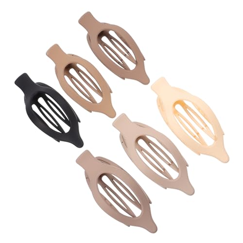 SOESFOUFU 6stücke Haarklammern Für Damen Matte Haarspangen Mit Interlocking Zähnen Für Dickes Und Lockiges Haar Geeignet Für Haarlängen Und Stile SOESFOUFU 6stücke Haarklammern Für Damen Matte Haarspangen Mit Interlocking Zähnen Für Dickes Und Lockiges Haar Geeignet Für Haarlängen Und Stile von SOESFOUFU