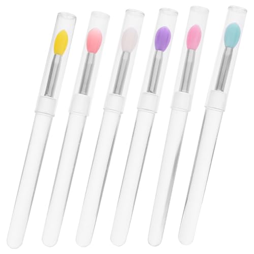 SOESFOUFU 6stücke Lippenapplikator Aus Silikon Lippenpinsel Für Lipgloss Und Lippenstift Make-up- Für Lippen Und Lidschatten Multifunktional Und Praktisch von SOESFOUFU