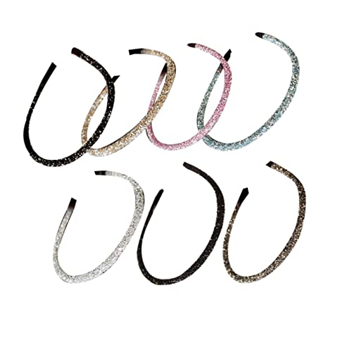 SOESFOUFU 7stücke Mädchen Haarband Mit Strasssteinen Schlichter Kopfschmuck Als Stirnbänder Für Damen Haar-accessoires Für Frauen Und Mädchen Für Alltag Partys Und Ausgehen von SOESFOUFU