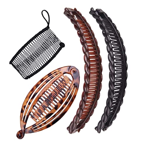 SOESFOUFU 8 Stück Bananen Haarspangen Set Teiliges Haarstyling Tool für Damen für Verschiedene Frisuren Tragbar und Praktisch für Unterwegs für und Mehr von SOESFOUFU