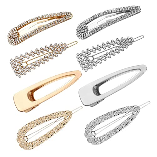 SOESFOUFU 8stücke Strass-haarspangen Für Frauen Und Mädchen Mit Leuchtenden Farben Und Rutschfestem Design Haarschmuck Für Verschiedene Frisuren von SOESFOUFU