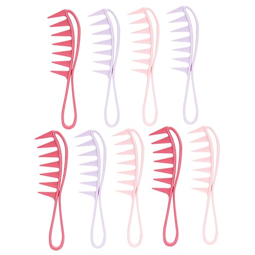 SOESFOUFU 9stücke Teiliges Breiter Zahn Haarkamm Für Männer Und Styling-tool Für Lockiges Nasses Und Trockenes Haar Schonend Für Kopfhaut Beim Entwirren Und Frisieren von SOESFOUFU
