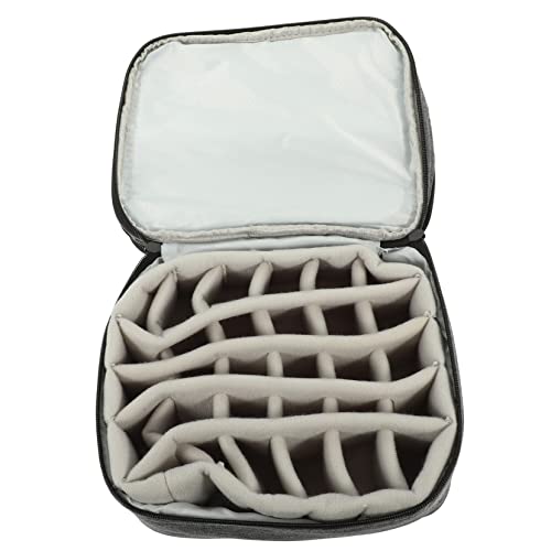 SOESFOUFU Nail Polish Organizer Bag Tragbare Kosmetiktasche Mit Doppelter Schicht Für Nagellack Und Ätherische Öle Fächer Und Langlebig Für Reisen Und Zuhause von SOESFOUFU