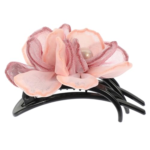 SOESFOUFU Alligator Clip Haarspange Für Dickes Und Dünnes Haar Blumenmuster Seidengarn Und Kunststoff Elegant Für Damen Und Mädchen Haarstyling Und Hochzeitsaccessoire von SOESFOUFU