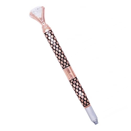 SOESFOUFU Makeup Microblading Pen Mit Köpfen Handgefertigter Augenbrauenstift Für Dauerhaftes Make-up Dual-ended Design Roségold Für Präzises Microblading Und Natürliche Augenbrauen von SOESFOUFU